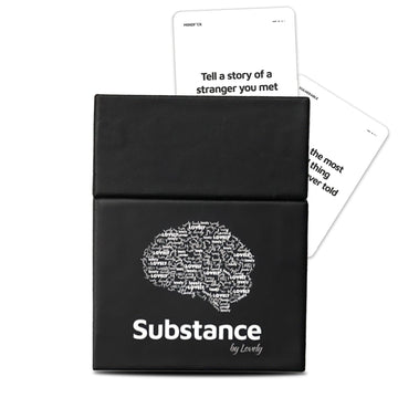 Substance Card Game - 90 Conversation Cards for Adults, Couples, Friends, Co-Workers, Strangers - Meaningful, Deep Conversation Started Card Game