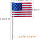 Efivs Arts 100 Pcs 4th of July American Toothpick Flag Toppers Cake Decorations Independence Day Patriotic Cupcake Toppers Picks for Army Graduation
