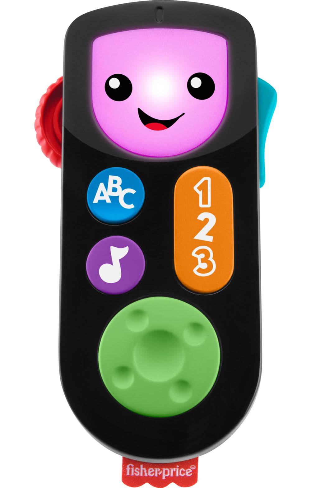 Fisher-Price Baby & Toddler Toy Laugh & Learn Remote, Pretend Streaming TV Control Musical Learning Activity for Infants Ages 6+ Months