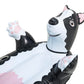 Swimming Pool Water Toys Inflatable Cute Border Collie Dog Shape Pool Float for Adults, and Pets