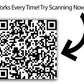 100-Pack Rick Roll QR Code Stickers in a Roll - Funny Gag Gift Stickers, Weatherproof, UV Resistant, 2" x 2"