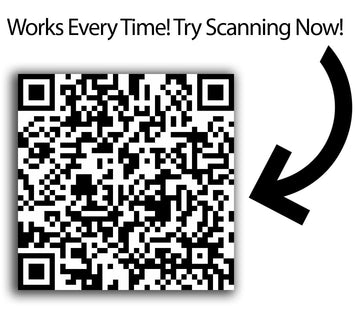 100-Pack Rick Roll QR Code Stickers in a Roll - Funny Gag Gift Stickers, Weatherproof, UV Resistant, 2" x 2"