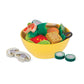 Slice & Toss Salad: Play Food Set Bundle with 1 Theme Compatible M&D Scratch Fun Mini-Pad (09310)