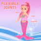 Liberty Imports 12 Pack Mermaid Dolls Pretend Playset - 6" Mini Figures Toy Bundle Set with Removable Accessories - Ideal for Kids, Girls, Party