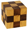 TOSQP27 Wooden Puzzle Brainteaser Snake Cube Handmade Adult Gifts -Brain Teasers Toy Intelligence Game -Intelligence Developing and Stress Relief Toy