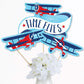 Big Dot of Happiness Taking Flight - Airplane - Vintage Plane Baby Shower, Birthday Party Centerpiece Sticks - Table Toppers - Set of 15
