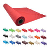Craft And Party, Red Plastic Table Cover Roll - 40in X 100 feet Heavy Duty Plastic Banquet Table Cover Roll. (Red)
