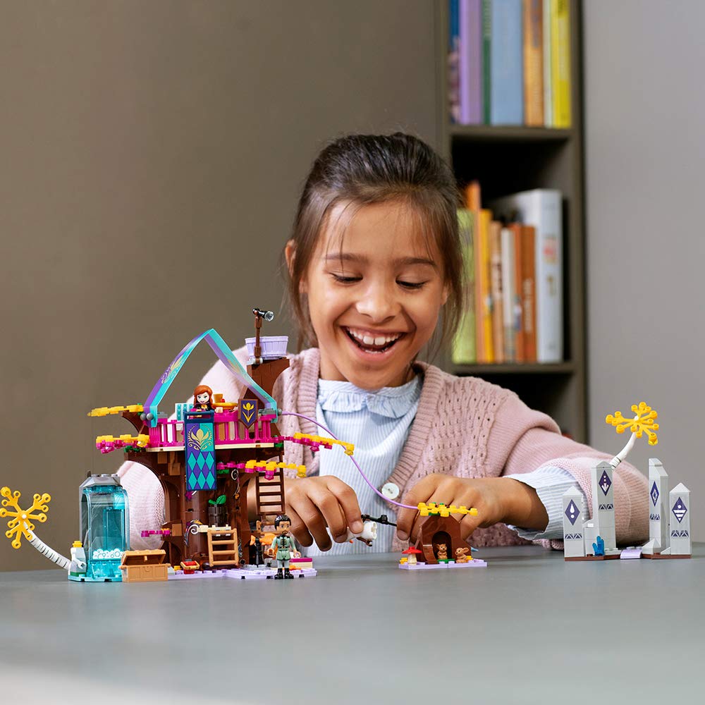 LEGO Disney Frozen II Enchanted Treehouse 41164 Toy Treehouse Building Kit Featuring Anna Mini Doll and Bunny Figure for Pretend Play (302 Pieces)