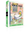 New York Puzzle Company - New Yorker Bird Bath - 500 Piece Jigsaw Puzzle for Adults by Roz Chast