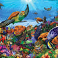 White Mountain 300 Piece Jigsaw Puzzle Fun Ocean, Amazing Sea Turtles