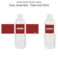 Big Dot of Happiness End Zone - Football - Baby Shower, Birthday Party Water Bottle Sticker Labels - Set of 20
