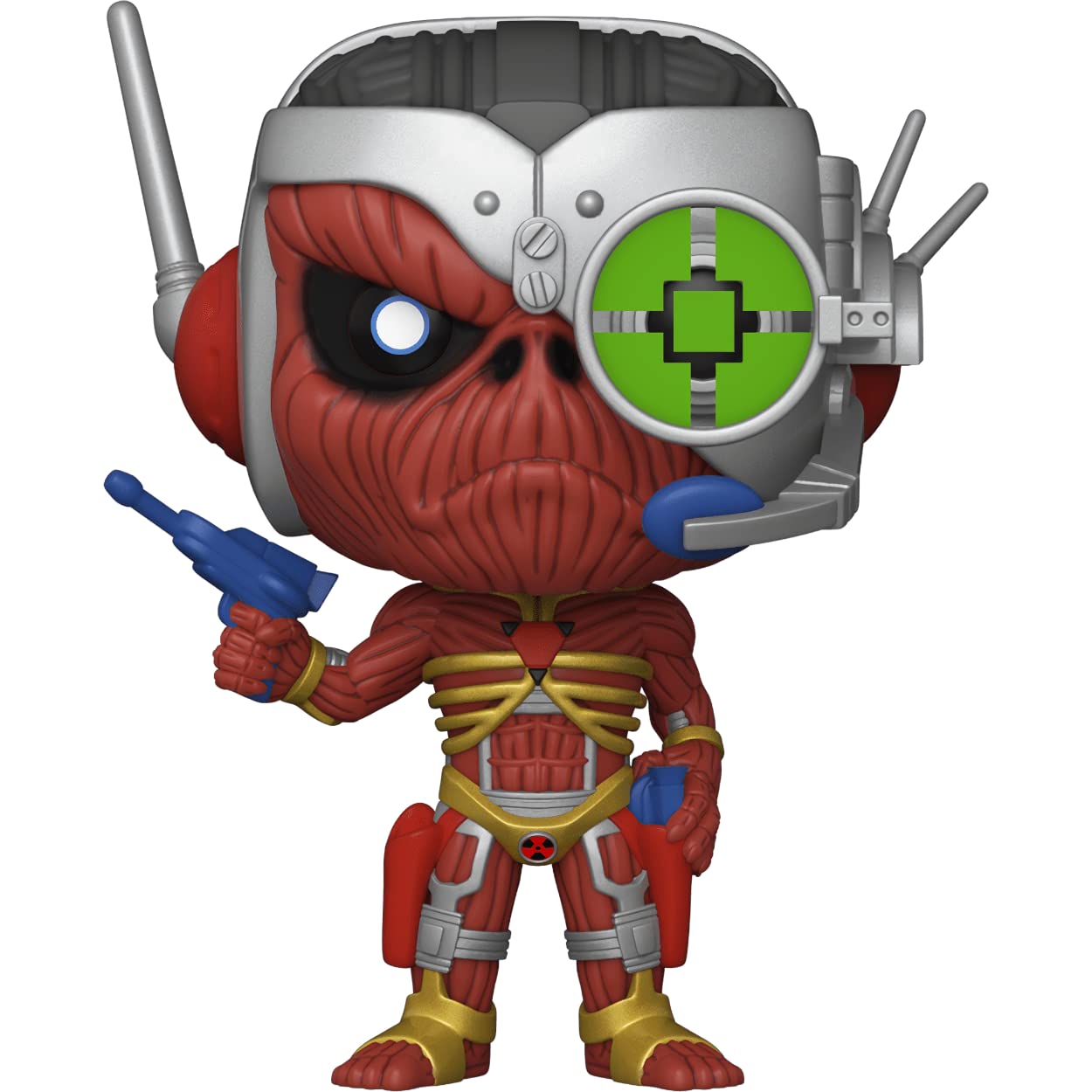 Somewhere in Time Eddie: P o p ! Rocks Vinyl Figurine Bundle with 1 Compatible 'ToysDiva' Graphic Protector (248-57607 - B)