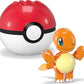 MEGA Pokémon Action Figure Building Toys Set, Poké Ball 2-Pack, Charmander and Eevee with 40 Pieces, for Kids