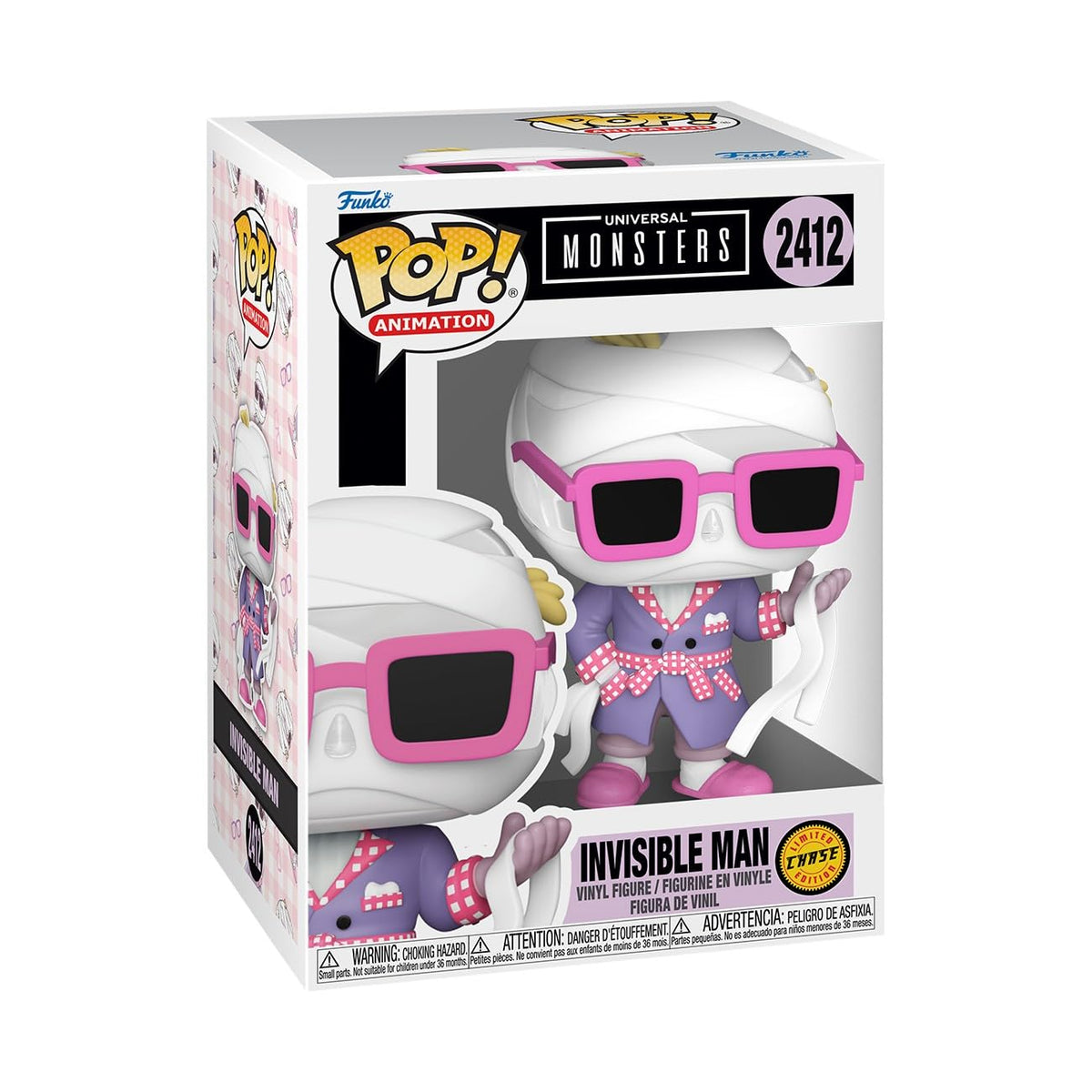 Funko POP! Movies: Universal Monsters - Invisible Man with Chase