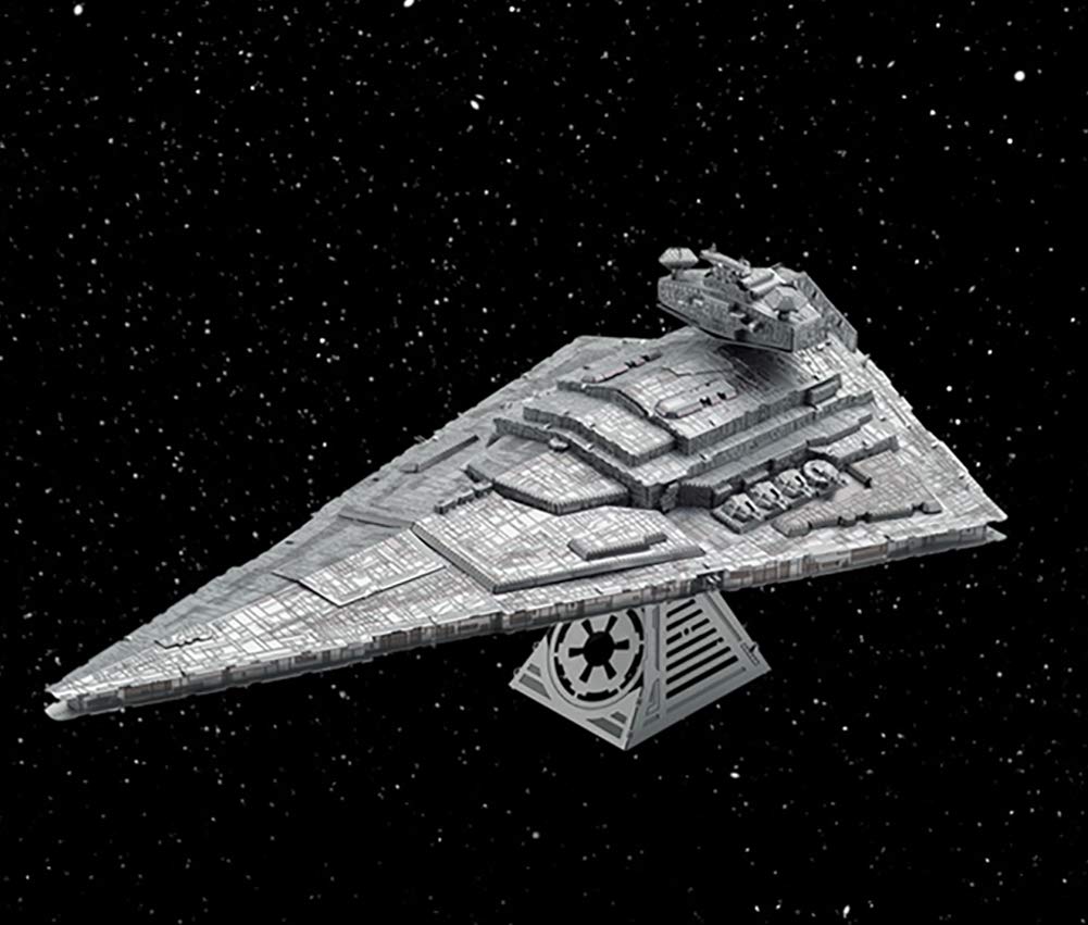 Metal Earth Puzzle 3D Destroyer Imperial Star Wars Metal Jigsaw Puzzles Buildable Model Kits for Adults Challenging Level 6.7 X 9.73 X 7.39 Inches