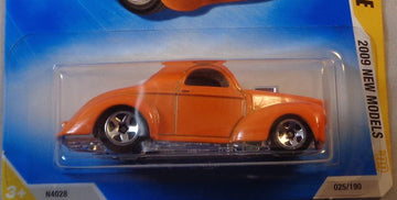 Hot Wheels 2009-025 New Models Custom '41 Willys Coupe ORANGE 1:64 Scale
