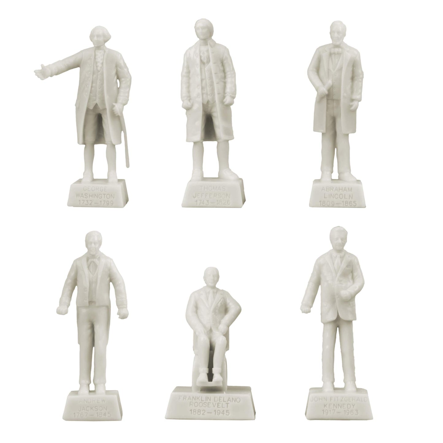 BMC Presidents of The United States Series 1: Plastic Figure 6pc Set