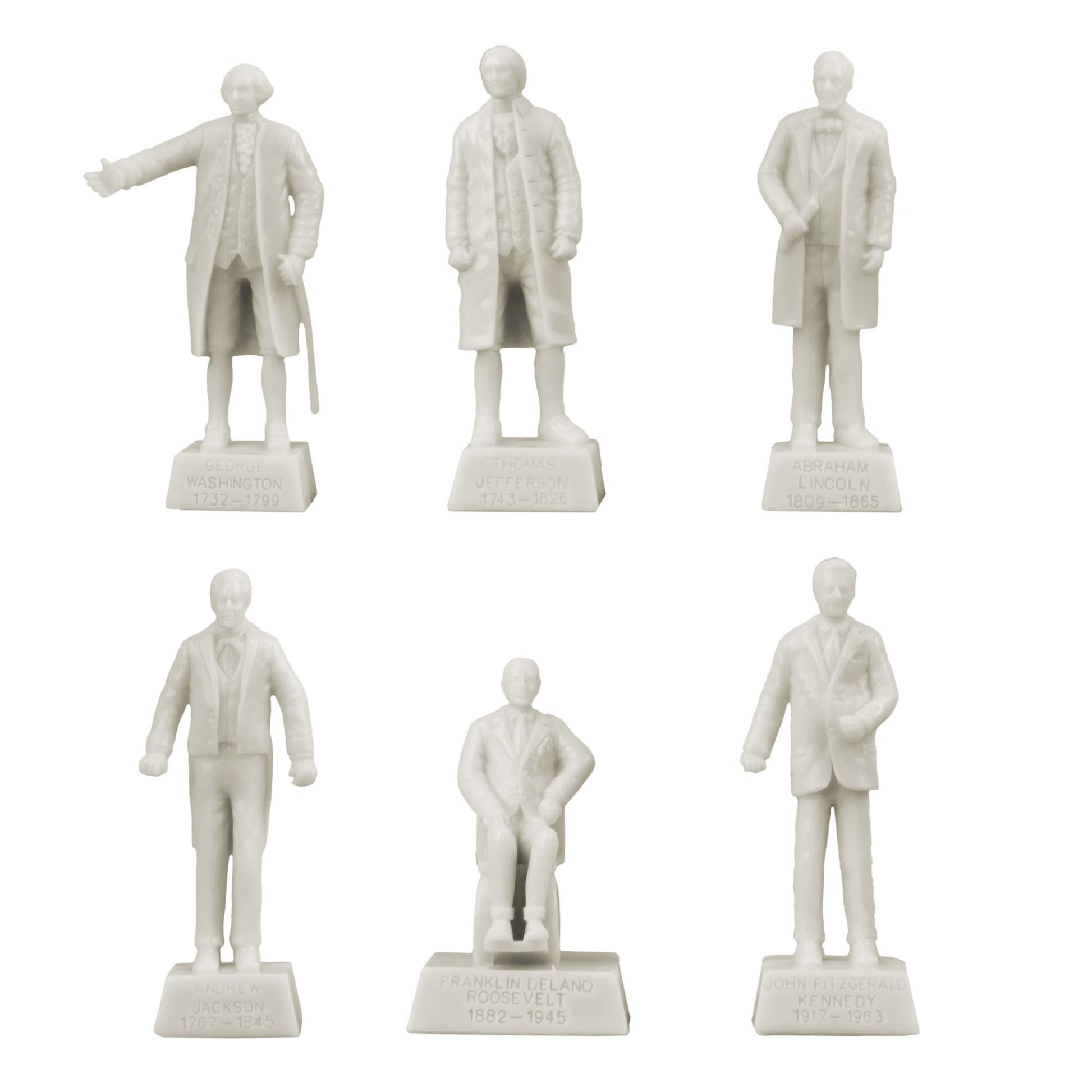 BMC Presidents of The United States Series 1: Plastic Figure 6pc Set