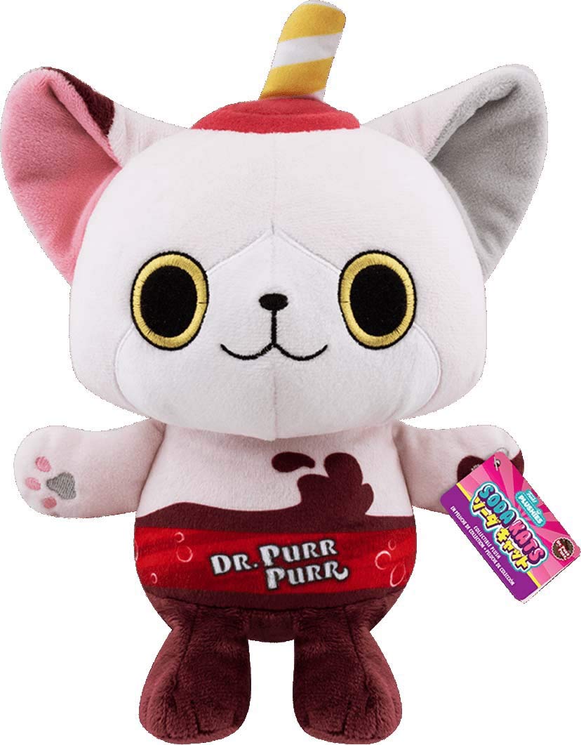 Funko Paka Paka Plush: Soda Kat - 7" Dr. Purr Purr