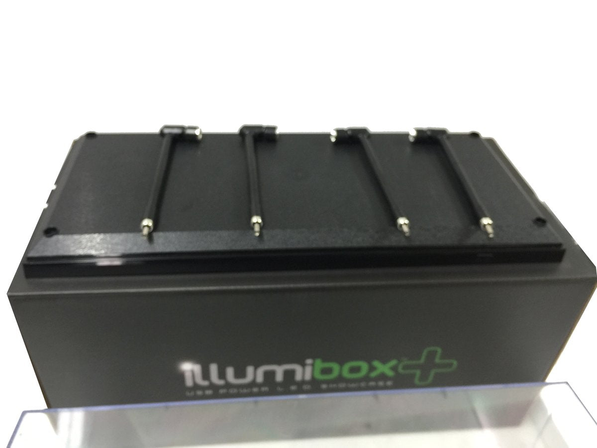 1:18 Illumibox acrylic black base display case, w/ LED lights