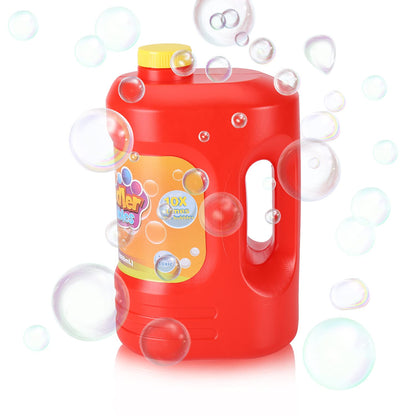 Minne Baby Kidoodler Bubble Solution 64 oz (Can Make 5 Gallon), Non-Toxic Bubble Solution Refill, Concentrated Bubble Solution for Bubble Machine
