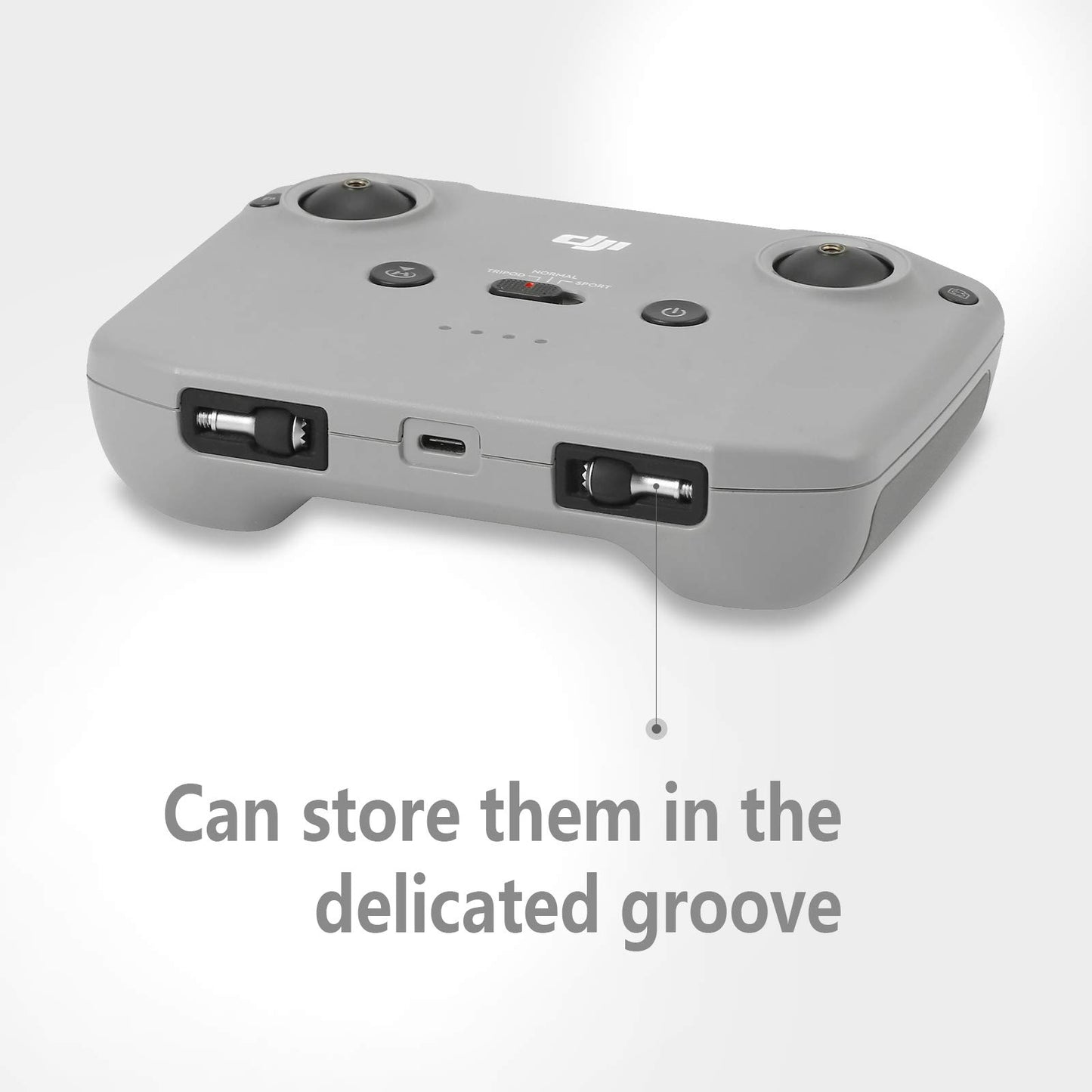 Hanatora RC-N3/N1/N2/N1C Remote Controller Sticks for DJI Neo,Mavic 3,Mini 4K/2 SE,Mini 4/3 Pro,Air 3S/3/2S,Air 2,Metal Aluminum Control Joysticks