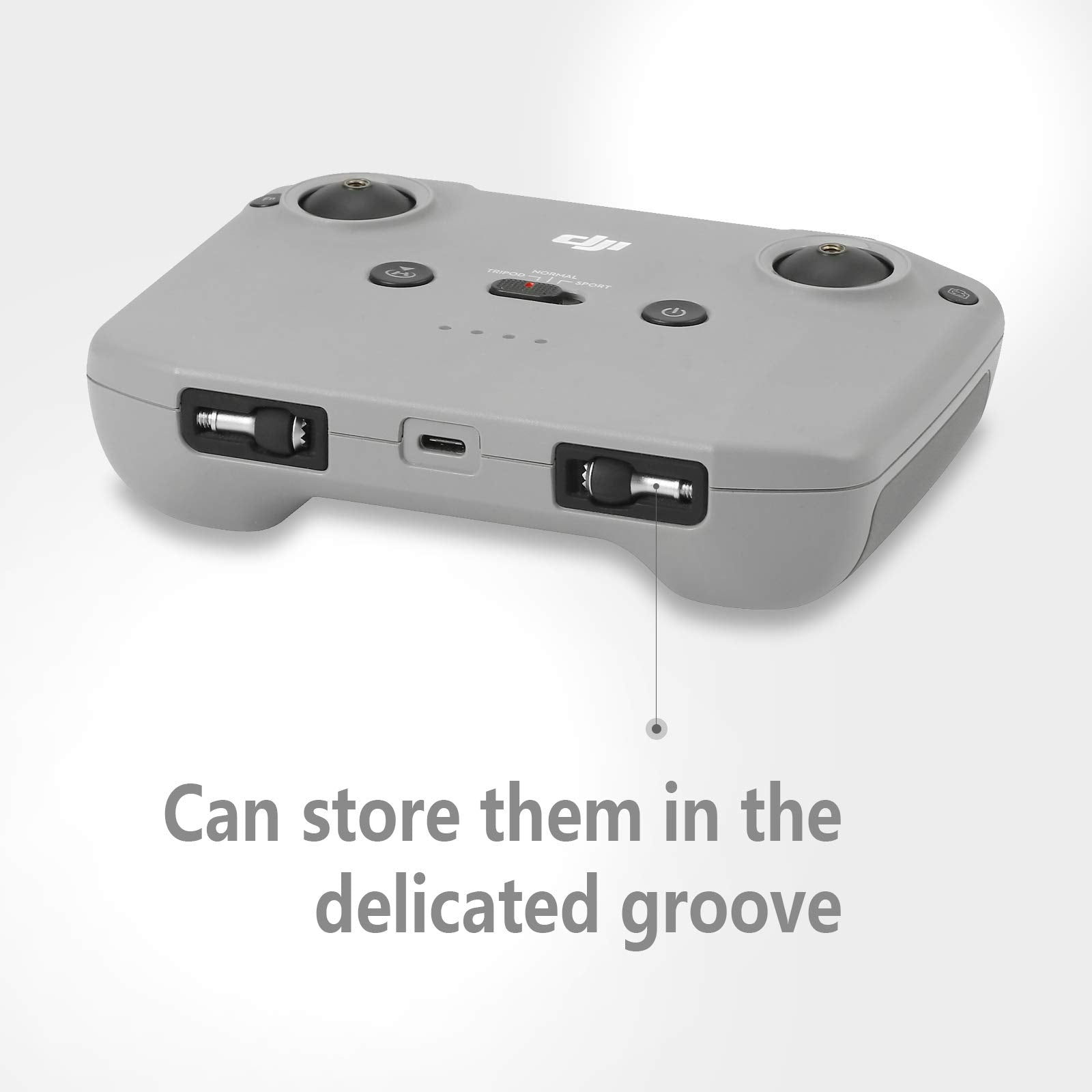 Hanatora RC-N3/N1/N2/N1C Remote Controller Sticks for DJI Neo,Mavic 3,Mini 4K/2 SE,Mini 4/3 Pro,Air 3S/3/2S,Air 2,Metal Aluminum Control Joysticks