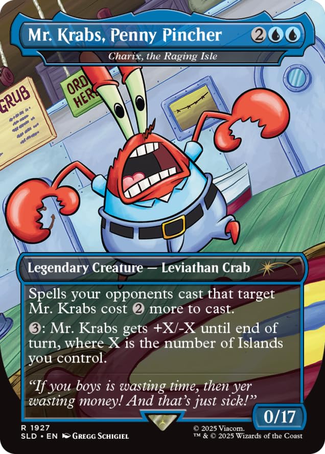 Magic the Gathering Secret Lair x Spongebob Squarepants: Legends of Bikini Bottom (Non-Foil)