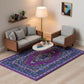 Dollhouse Miniature Purple Hand-Woven Rug, 1:12 Scale Floor Mat, DIY Accessories Accessories Convenient