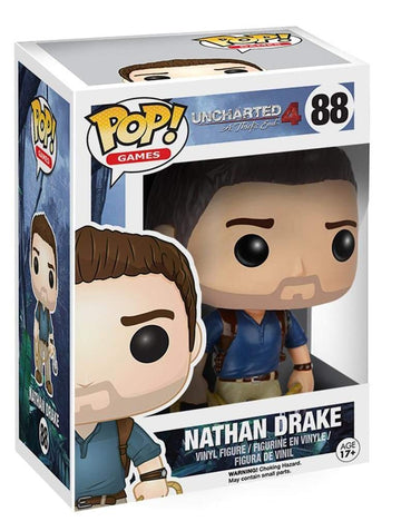Funko POP Games: Uncharted Action Figure - Nathan Drake