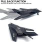 Diecast Stealth Fighter Jet Metal Military Airplane Toy - 1:400 Scale Alloy Model Tactical Aircraft with Pullback Action, Lights and Sound