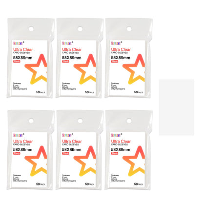 Neffliwe 300 Pcs Kpop Photocard Sleeves Card Sleeves PVC and Acid Free for Trading Cards Standard Kpop Photocards (58x89mm)