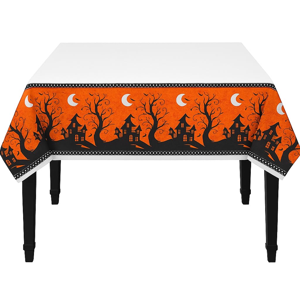 Frightfully Fancy Plastic Table Cover
