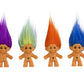 World's Smallest Good Luck Trolls. Miniature Figure with a Good Luck Gemstone in its Belly to Match The Color of its Hair! Each Sold Seperately