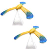 2Pcs Balancing Eagle, Balancing Bird Balance Eagle Wingspan with Pyramid Stands, Balancing Bird for Finger, Balance Eagle Physics and Science