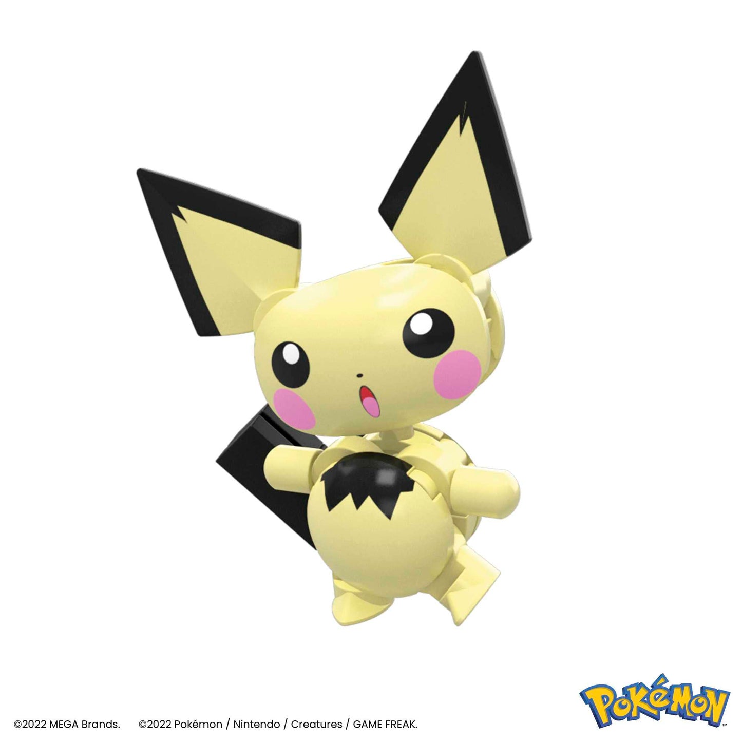 MEGA Pokémon Action Figure Building Toys for Kids, Pikachu Evolution Set with 159 Pieces, 3 Poseable Characters, 8 Year Old Gift Idea