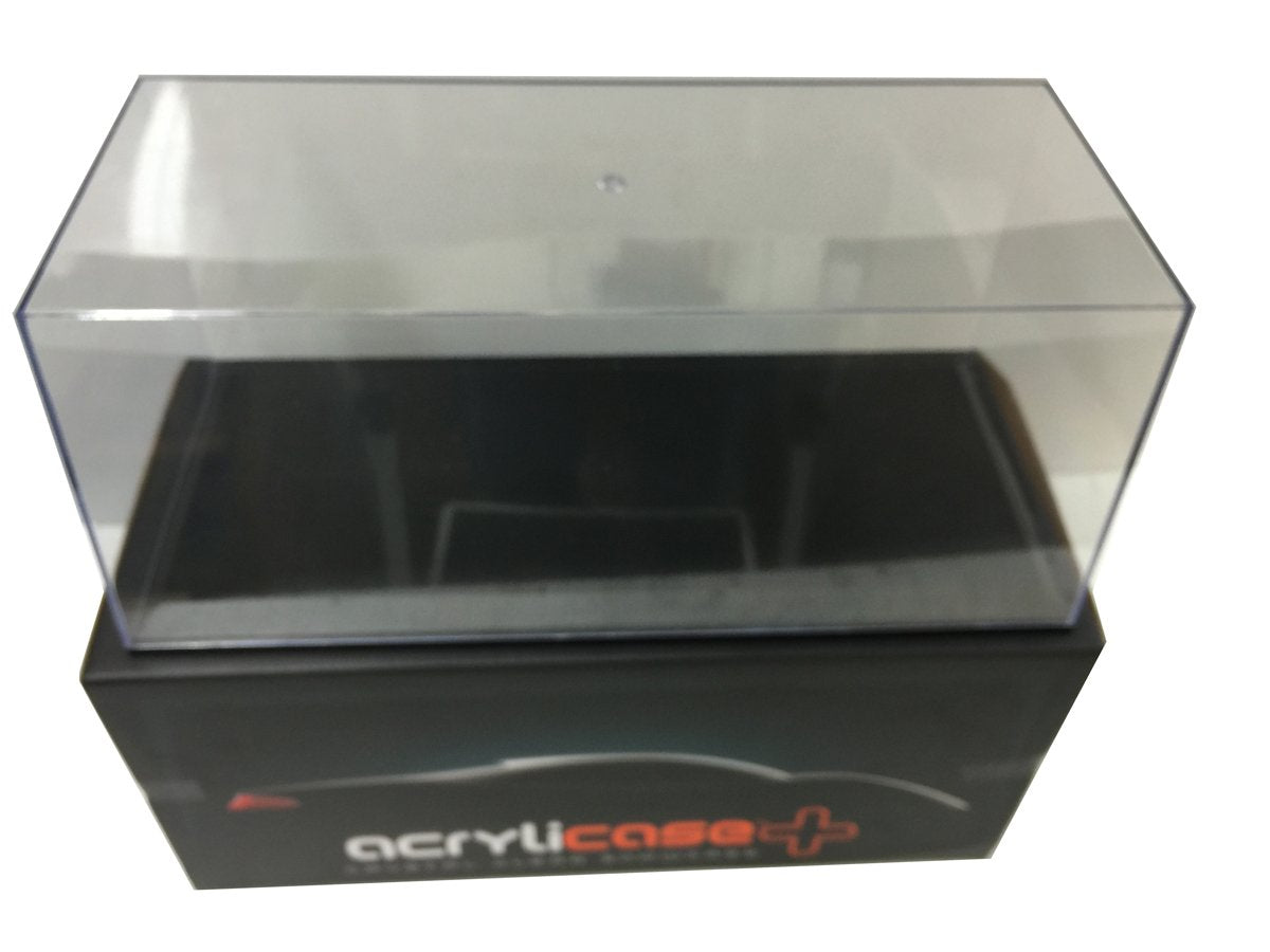 ACRYLICASE Clear Display Show CASE for 1/18 Diecast Car Black Base