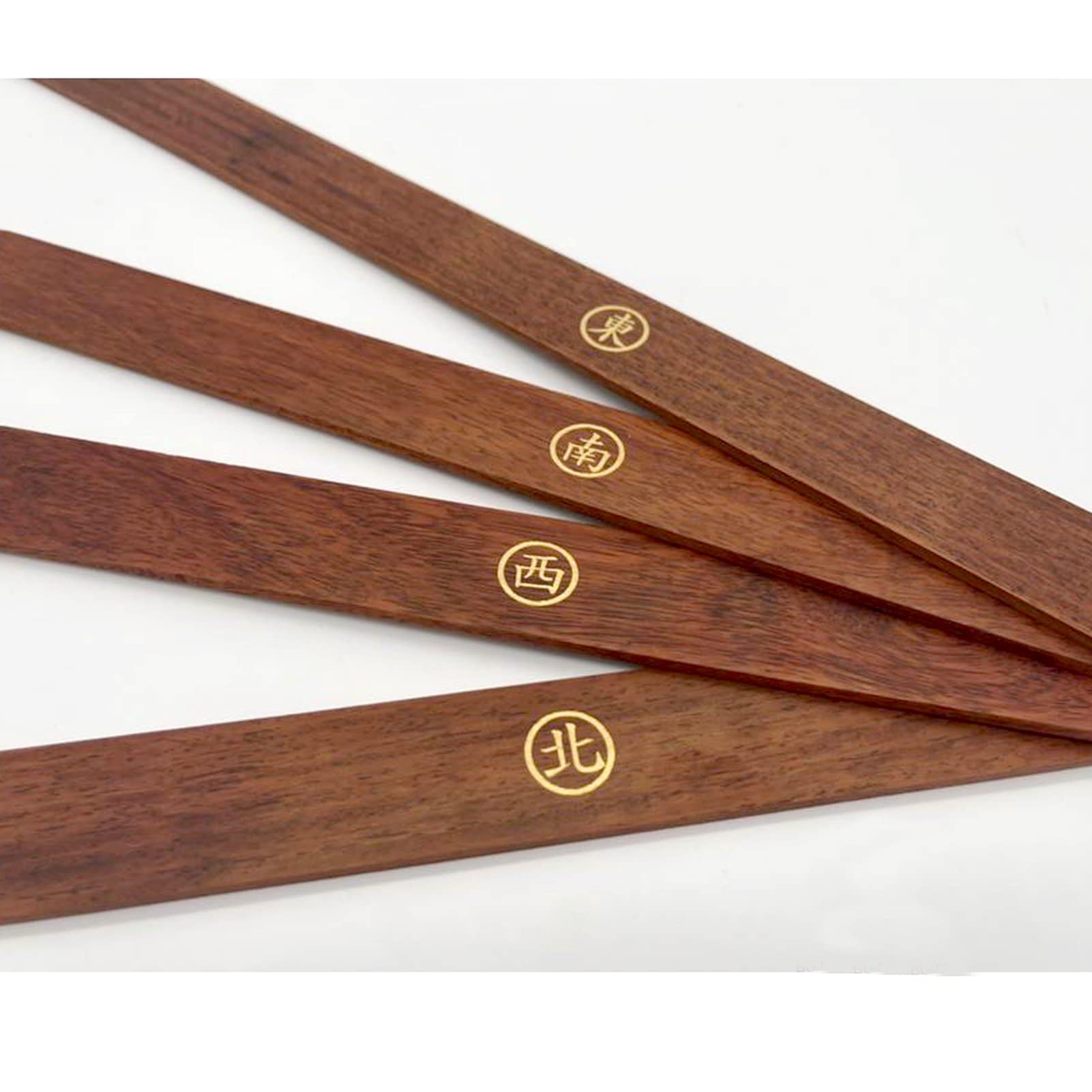 POLARS DESIGN Set of 4 Wooden Mahjong Tile Pushers for Playing Game