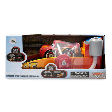 Disney Pixar Lightning McQueen Mechanic Shop and Launcher Play Set