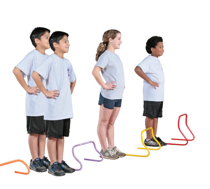 Sportime ComeBackHurdles - 12 inch - Set of 6 - Multiple Colors