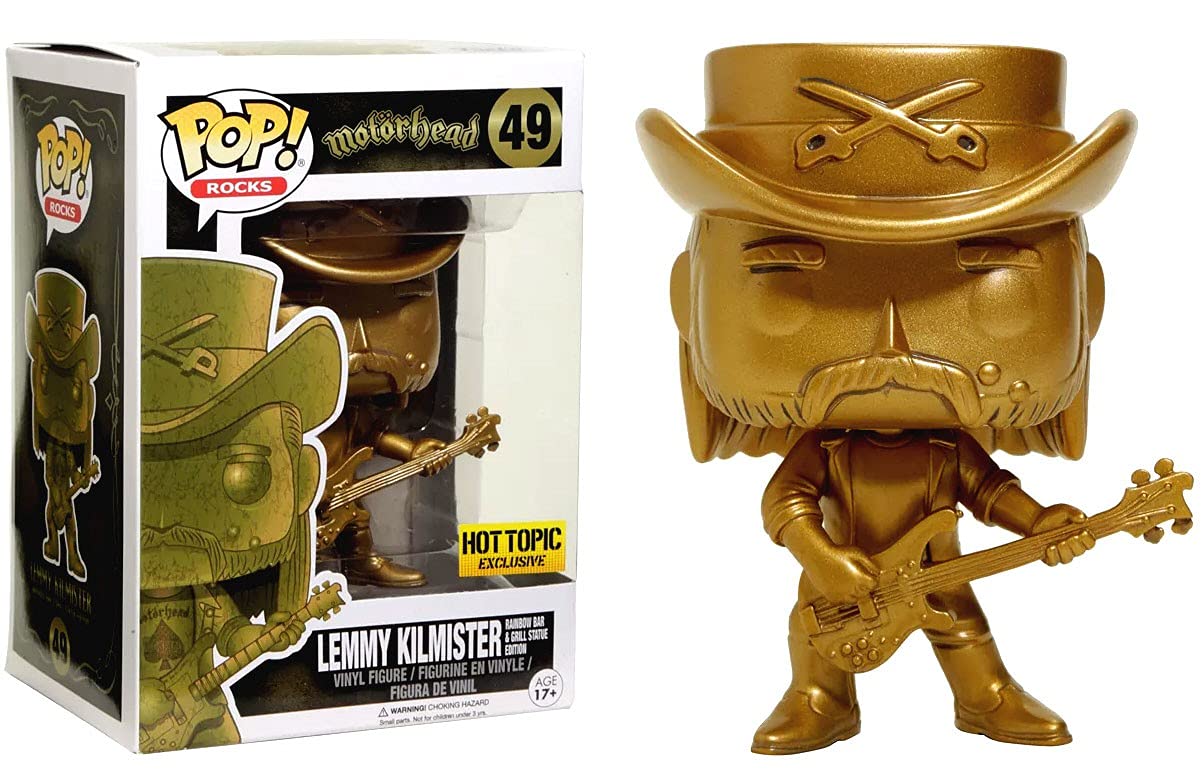 Funko POP! Rocks Motorhead Lemmy Kilmister #49 Ltd. 5,000 (Gold Edition)