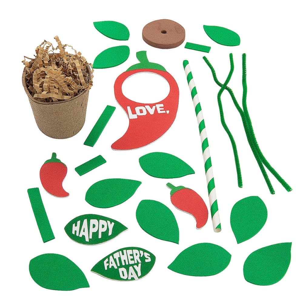 Growing Pepper Father’s Day Craft Kit, Makes 6