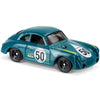 Hot Wheels Porsche 356A Outlaw 1:64 Scale Car, Turquoise, 325/365, 2017 Nightburnerz Series, Kids Aged 3 and Above