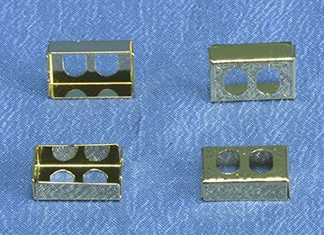 Dollhouse Miniature 1:12 Scale Set of Four Wall Outlet Covers