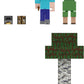 Mattel Minecraft Overworld Noob Adventure Pack Figures Accessories and Papercraft Blocks, Complete Play in a Box, Toy for Kids Ages 6 Years and Older