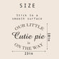 GIOGUK Our Little Cutie Pie is On The Way Wall Decal - Baby Shower Party Decorations Stickers, Gender Reveal Party Supplies Wall Stickers, Balloon