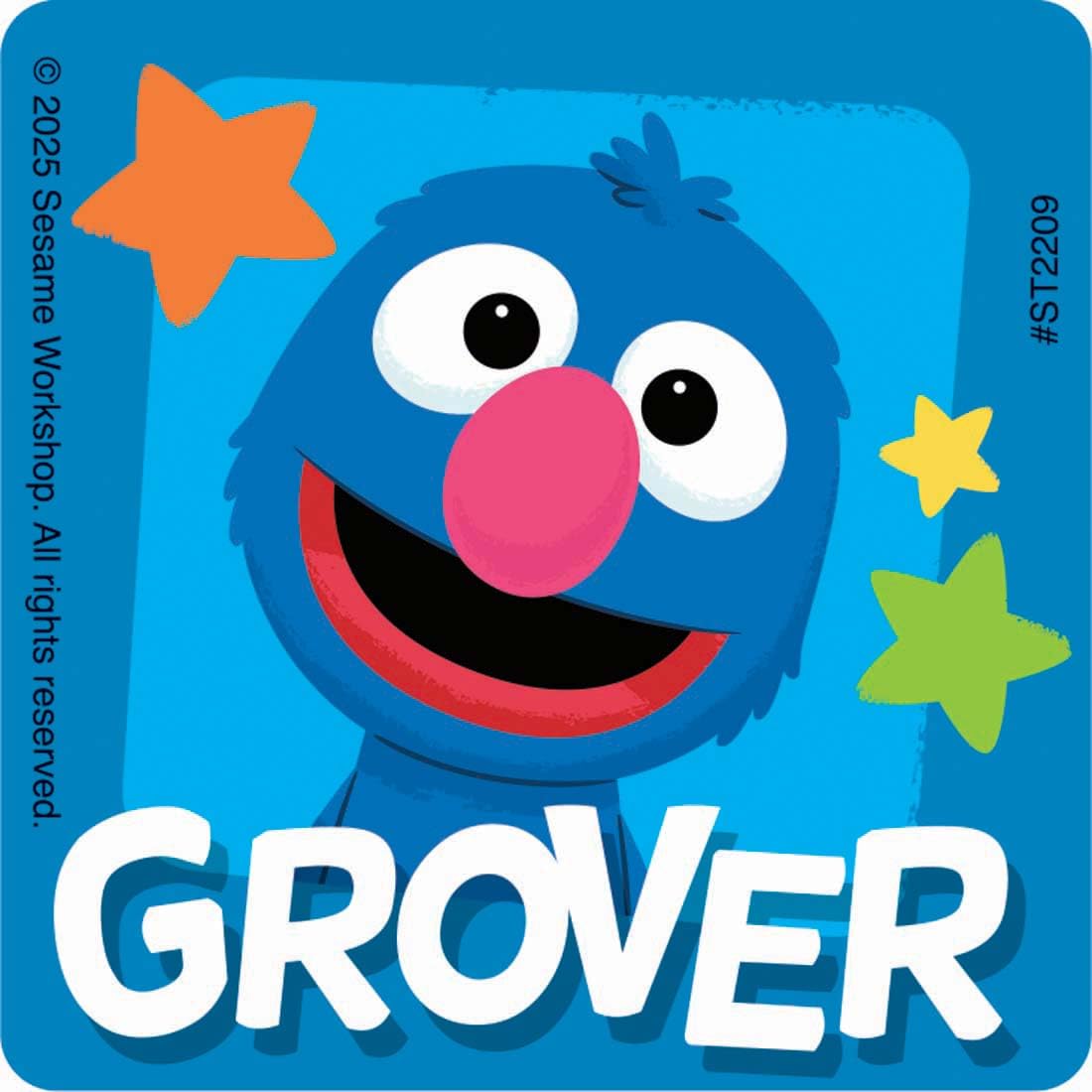 SmileMakers Sesame Street Characters 2.5" Stickers 100 ct