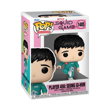 Funko Pop TV: Squid Game - Player 456: Seong Gi-hun 456 - Collectable Vinyl Figure - Gift Idea - Official Merchandise - Toys for Kids & Adults - Drama