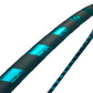 SpinMajik Beginner Exercise Hula Hoop for Fitness and Fun Made for Adults Weighted at 1 Pound (Choose Your Size and Tape Job) (Teal Prismatic, 40)