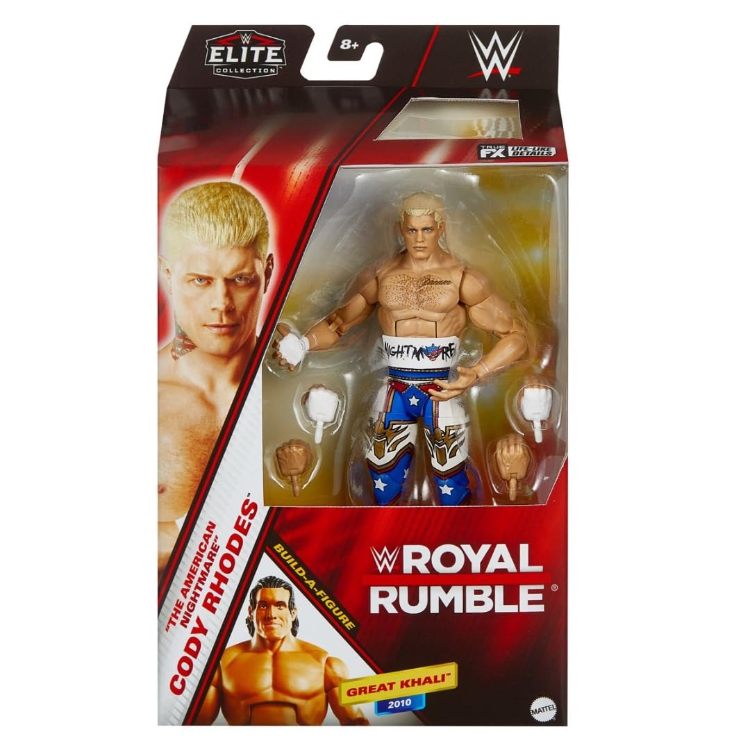 WWE 2025 Royal Rumble Elite Cody Rhodes Action Figure
